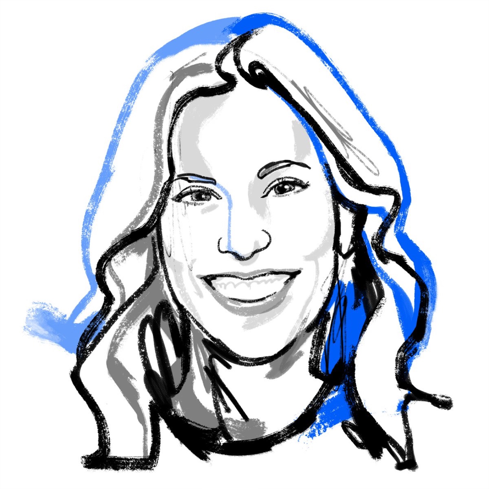 Illustrated portrait of Anna