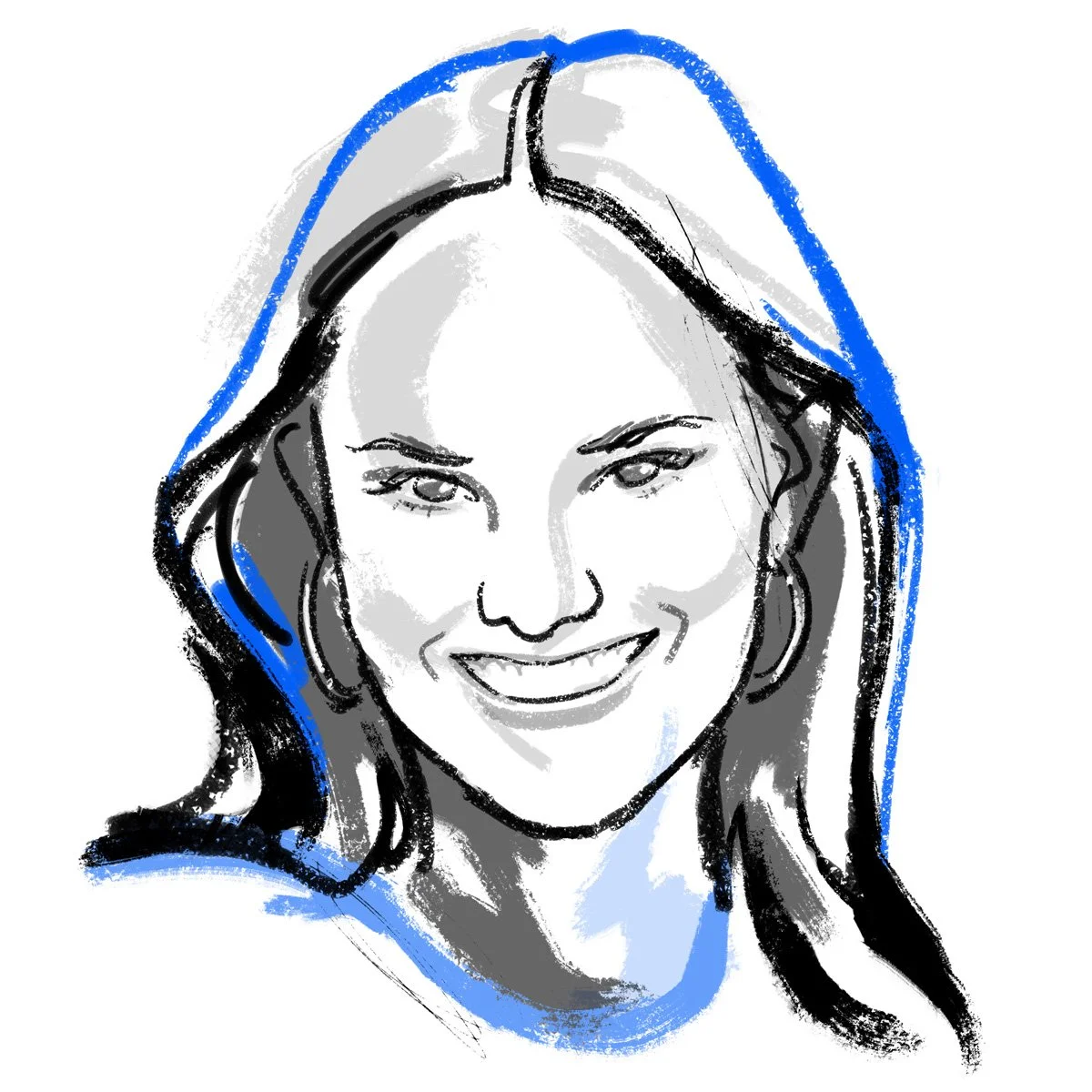 Illustrated portrait of Addison