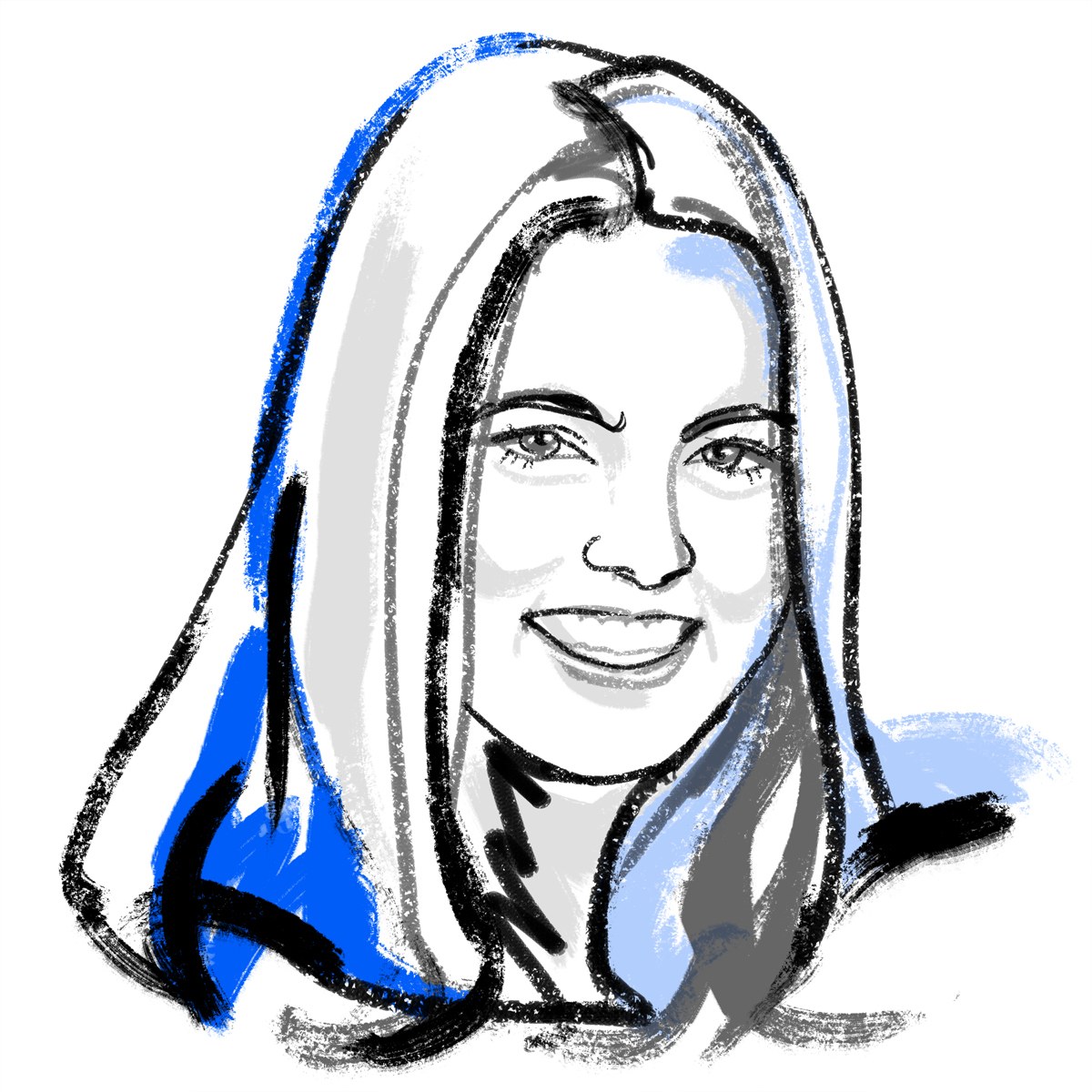 Illustrated portrait of Anna L.